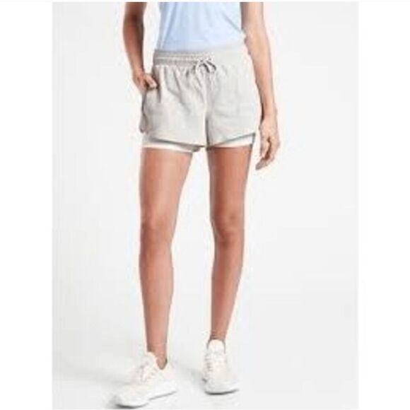 Athleta Crest 2 In 1 Shorts Size 0 - Picture 3 of 10
